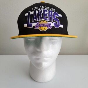 Los Angeles Lakers‎ HWC New Era 9Fifty Snapback Hat Youth Black Yellow